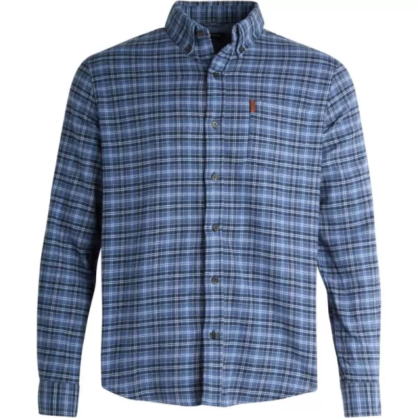 Chaps Men's Shirt - Comfort Stretch Button Down Flannel Shirt - Long Sleeve Heavyweight Plaid Shirt for Men 