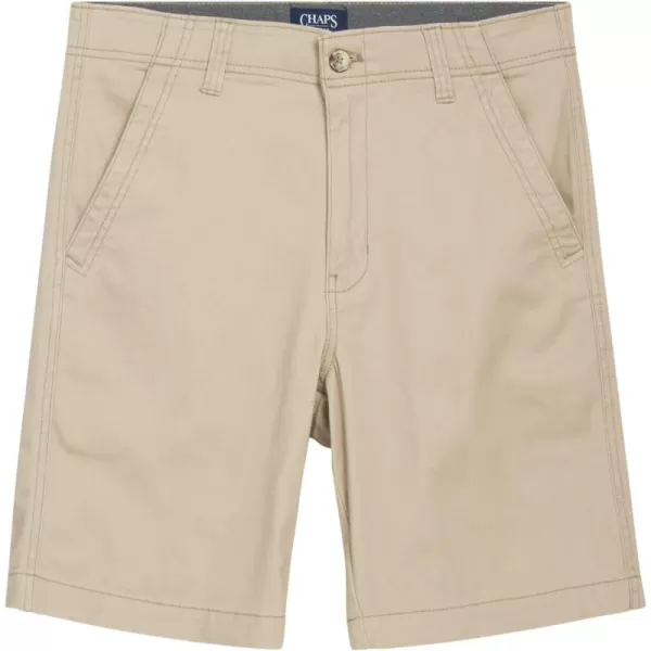 Chaps Men's Shorts - Classic Fit Khaki Shorts - Flat Front Above The Knee Shorts for Men 