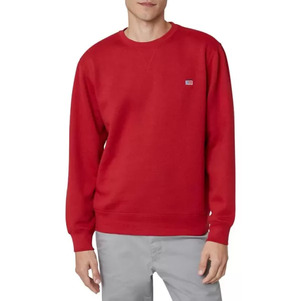 Chaps Men's Sweatshirt - Classic Fit Fleece Crewneck Pullover Sweatshirt for Men 