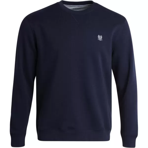 Chaps Men's Sweatshirt - Classic Fit Fleece Crewneck Pullover Sweatshirt for Men 