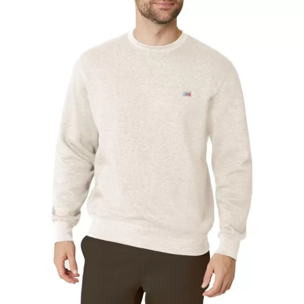 Chaps Men's Sweatshirt - Classic Fit Fleece Crewneck Pullover Sweatshirt for Men 