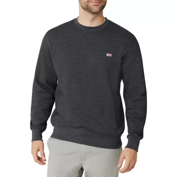 Chaps Men's Sweatshirt - Classic Fit Fleece Crewneck Pullover Sweatshirt for Men 