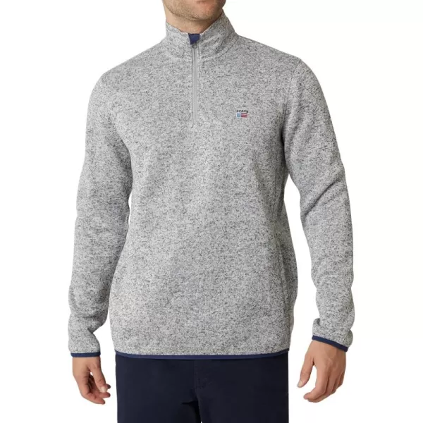 Chaps Men's Sweatshirt - Coastal Fleece Quarter Zip Pullover Sweatshirt for Men 