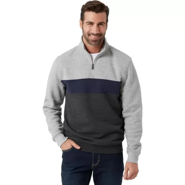 Chaps Men's Sweatshirt - Coastal Fleece Quarter Zip Pullover Sweatshirt for Men 