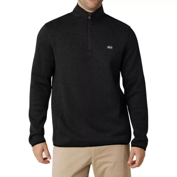 Chaps Men's Sweatshirt - Coastal Fleece Quarter Zip Pullover Sweatshirt for Men 