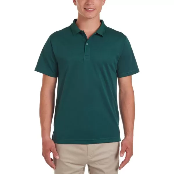 Chaps Young Men's Uniform Short Sleeve Performance Polo