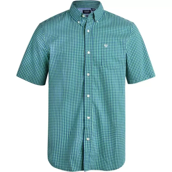 Chaps Men's Shirt - Classic Fit Short Sleeve Button Down Collared Shirt 