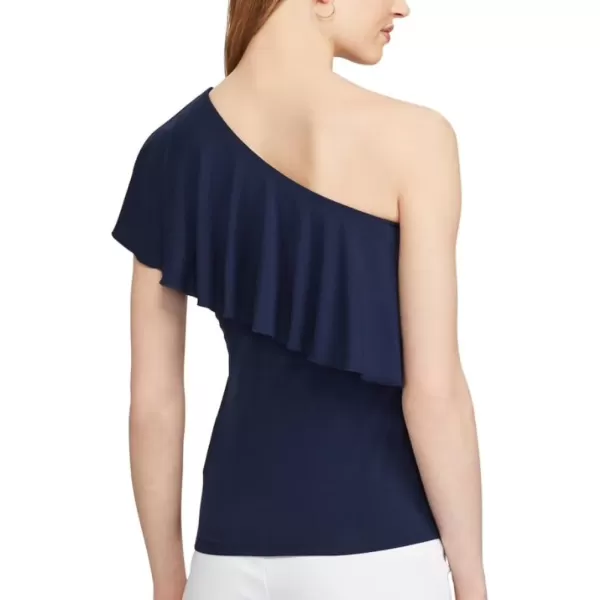 Chaps Women's Ruffled One-Shoulder Top 