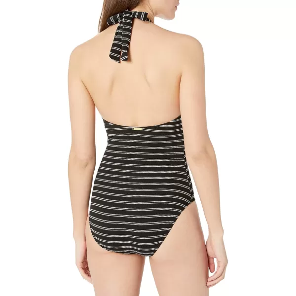 Chaps Women's Standard Halter Mio One Piece Swimsuit