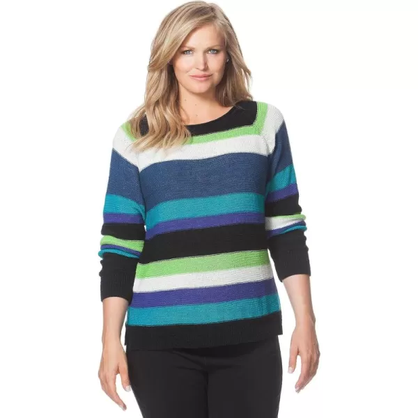 Chaps Petite Women's Striped Boatneck Sweater 