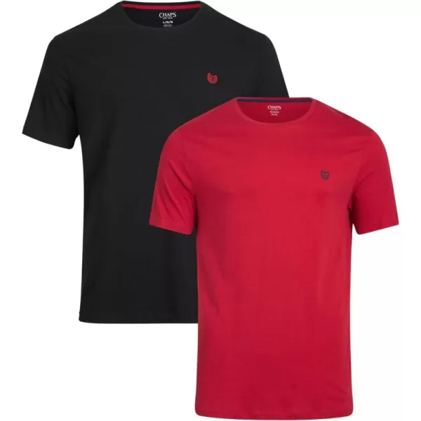 Chaps Men's T-Shirt - 2 Pack Iconic Short Sleeve 100% Cotton Crew Neck Tee 