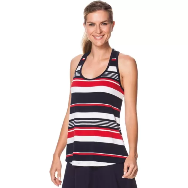 Chaps Sport Women's Striped Racerback Tank 