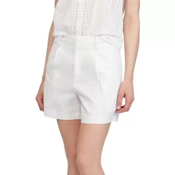 Chaps Women's Linen Blend Pleated Shorts 