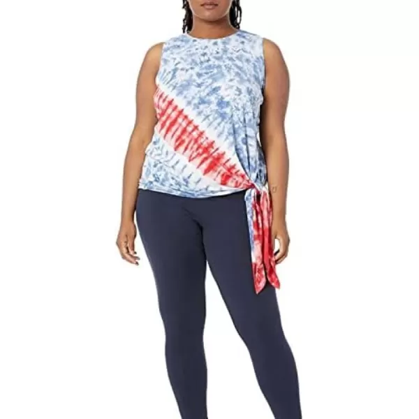 Chaps Women's Plus Size Sleeveless Cotton Blend Top