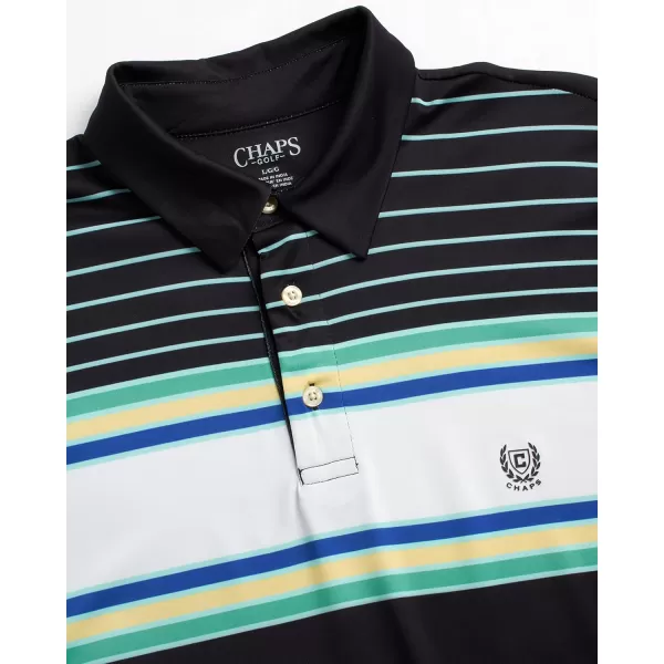 Chaps Men's Polo Shirt - Dry Fit Performance Short Sleeve Golf Polo Shirt for Men 