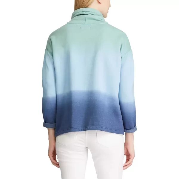 Chaps Women's French Terry Cowl Mock Neck Pullover Sweater