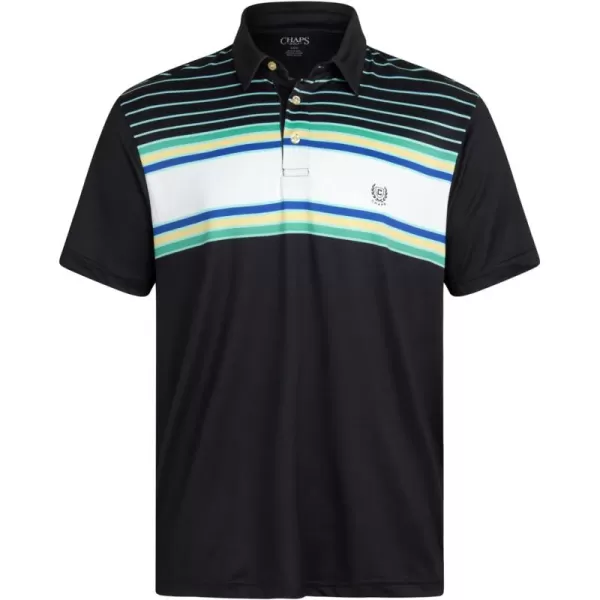 Chaps Men's Polo Shirt - Dry Fit Performance Short Sleeve Golf Polo Shirt for Men 