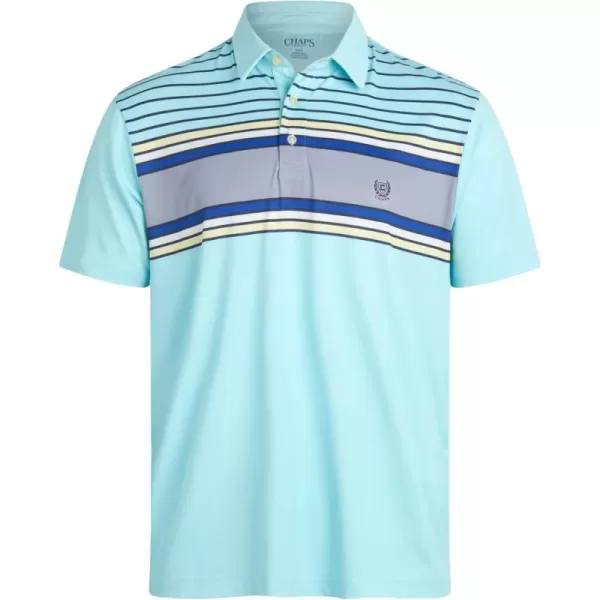 Chaps Men's Polo Shirt - Dry Fit Performance Short Sleeve Golf Polo Shirt for Men 