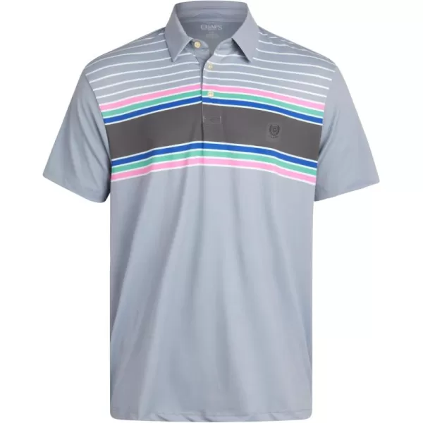 Chaps Men's Polo Shirt - Dry Fit Performance Short Sleeve Golf Polo Shirt for Men 