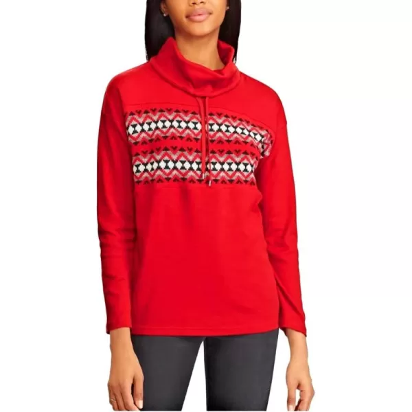 Chaps Women's Fashion Pull Over Cowl Neck Long Sleeve Sweater