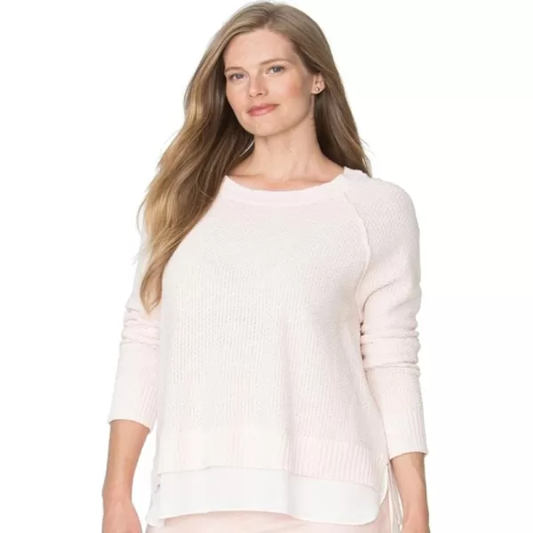 Chaps Women's Linen Blend Crewneck Sweater 