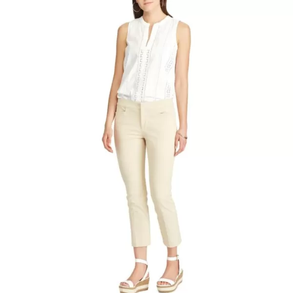 Chaps Womens Slimming Fit Bi-Stretch Twill Capris 