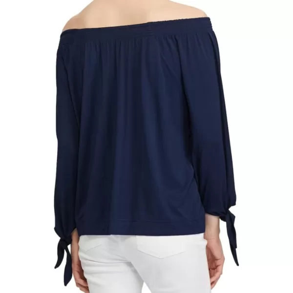 Chaps Women's Plus Size Off-The-Shoulder Top