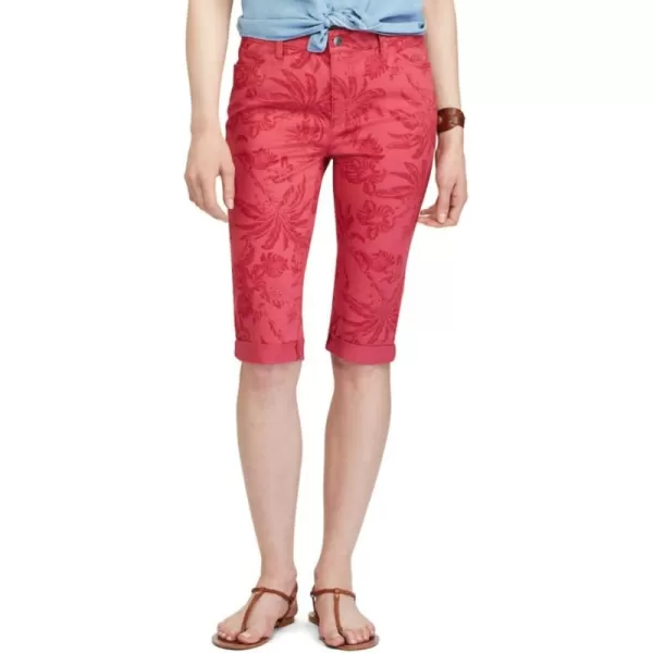 Chaps Women's Cuffed Twill Capris