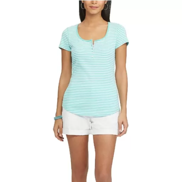 Chaps Women's Slubbed Henley 