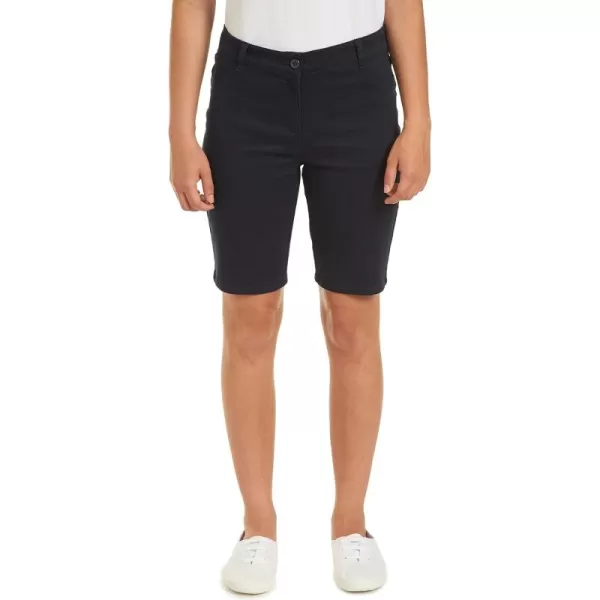 Chaps Women's Juniors Uniform Stretch Bermuda Short