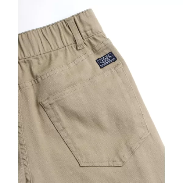 Chaps Boys' Pants - Stretch Twill Flat Front Chino Pants - Casual Pants for Boys 