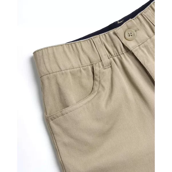 Chaps Boys' Pants - Stretch Twill Flat Front Chino Pants - Casual Pants for Boys 
