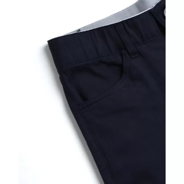 Chaps Boys' Pants - Stretch Twill Flat Front Chino Pants - Casual Pants for Boys 