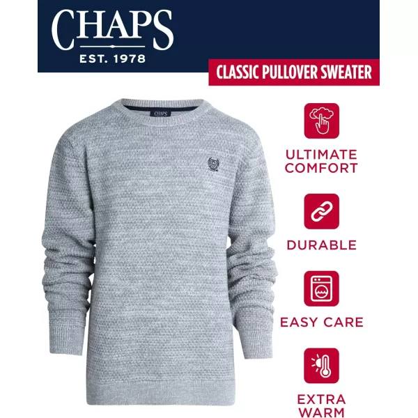 Chaps Boys' Sweater - Classic Fit Crewneck Pullover Sweater for Boys 