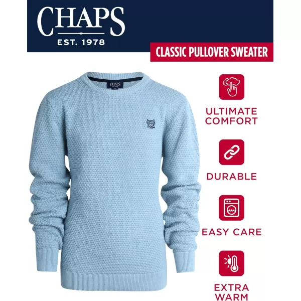Chaps Boys' Sweater - Classic Fit Crewneck Pullover Sweater for Boys 