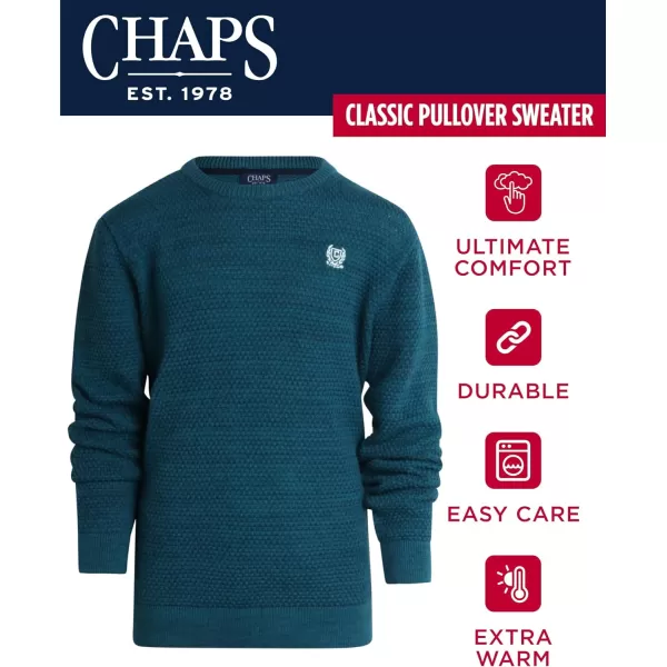 Chaps Boys' Sweater - Classic Fit Crewneck Pullover Sweater for Boys 