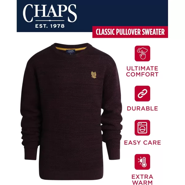 Chaps Boys' Sweater - Classic Fit Crewneck Pullover Sweater for Boys 
