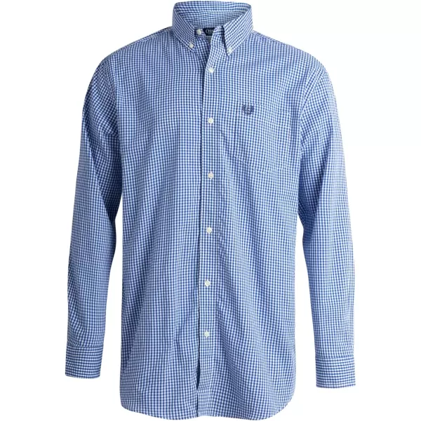 Chaps Men's Big and Tall Button Down Shirt - Long Sleeve Collared Shirt Wrinkle Resistant Sustainable 