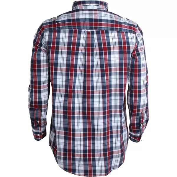 Chaps Men's Big and Tall Button Down Shirt - Long Sleeve Collared Shirt Wrinkle Resistant Sustainable 
