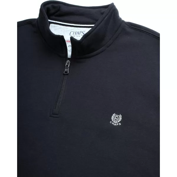Chaps Men’s Big and Tall Sweater – Coastal Fleece Quarter Zip Pullover Sweater – Casual Pullover for Big &amp; Tall Men 