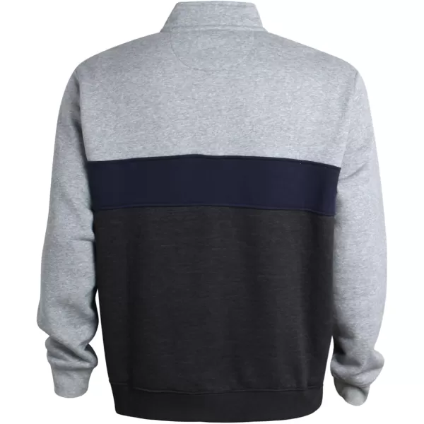 Chaps Men’s Big and Tall Sweater – Coastal Fleece Quarter Zip Pullover Sweater – Casual Pullover for Big &amp; Tall Men 
