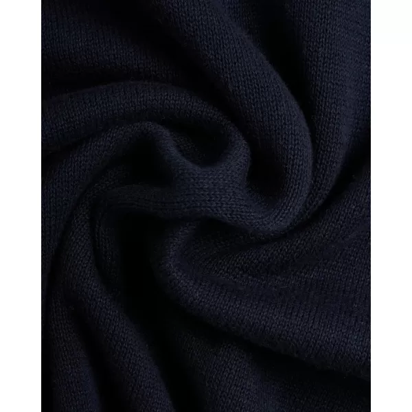 Chaps Men's Casual V Neck Sweater - Ribbed Knit Slim Fit Long Sleeve Pullover Top for Men 