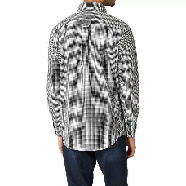 Chaps Men's Dress Shirt - Wrinkle-Resistant Long Sleeve Casual Button Down with Chest Pocket - Men's Collared Shirts 