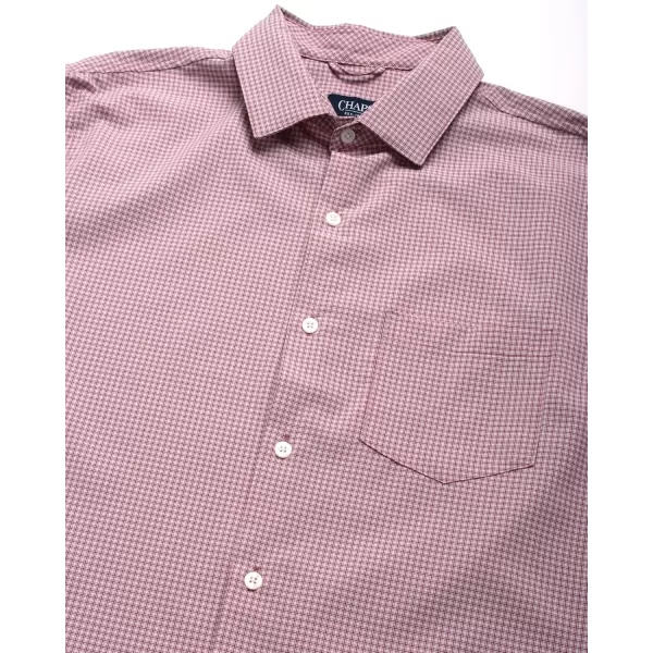 Chaps Men's Dress Shirt - Wrinkle-Resistant Long Sleeve Casual Button Down with Chest Pocket - Men's Collared Shirts 