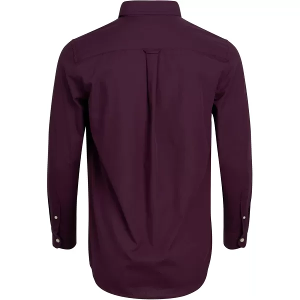 Chaps Men's Dress Shirt - Wrinkle-Resistant Long Sleeve Casual Button Down with Chest Pocket - Men's Collared Shirts 