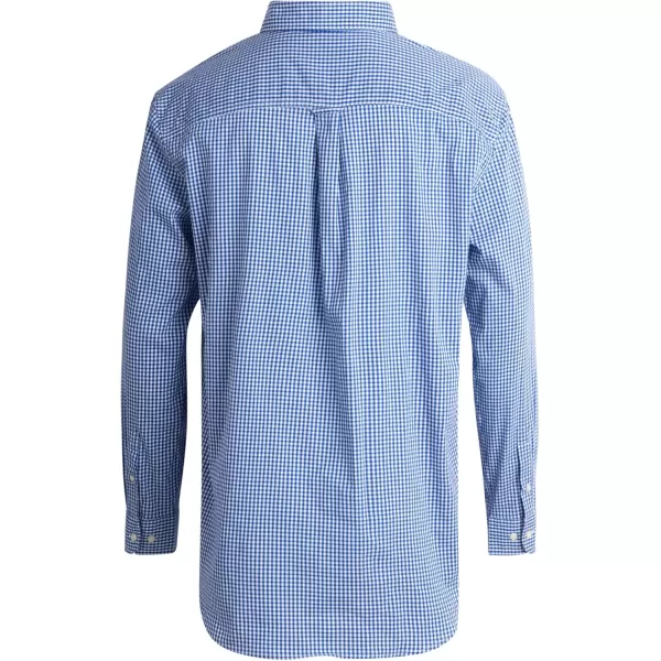 Chaps Men's Dress Shirt - Wrinkle-Resistant Long Sleeve Casual Button Down with Chest Pocket - Men's Collared Shirts 