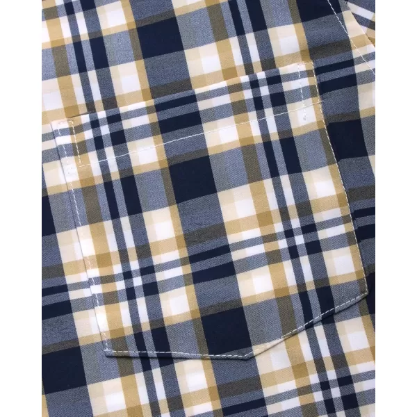 Chaps Men's Dress Shirt - Wrinkle-Resistant Long Sleeve Casual Button Down with Chest Pocket - Men's Collared Shirts 