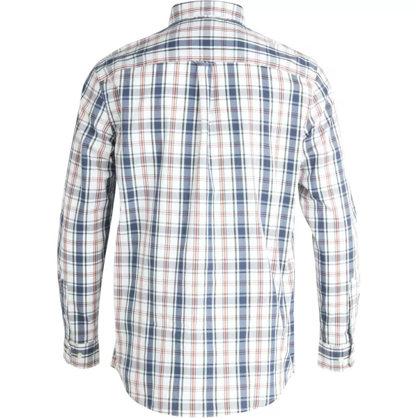 Chaps Men's Dress Shirt - Wrinkle-Resistant Long Sleeve Casual Button Down with Chest Pocket - Men's Collared Shirts 