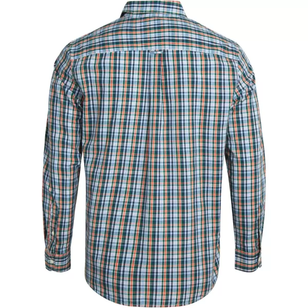 Chaps Men's Dress Shirt - Wrinkle-Resistant Long Sleeve Casual Button Down with Chest Pocket - Men's Collared Shirts 