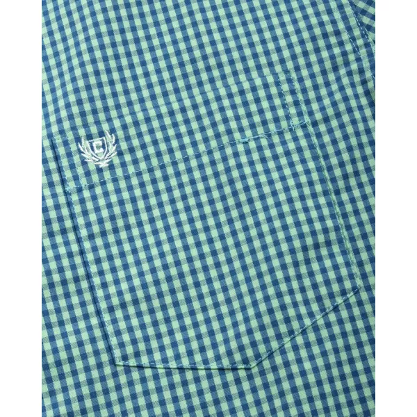 Chaps Men's Dress Shirt - Wrinkle-Resistant Long Sleeve Casual Button Down with Chest Pocket - Men's Collared Shirts 